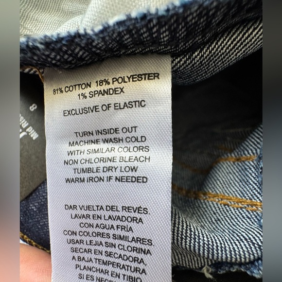 True Religion Girls Blue Denim Shorts - Picture 6 of 6